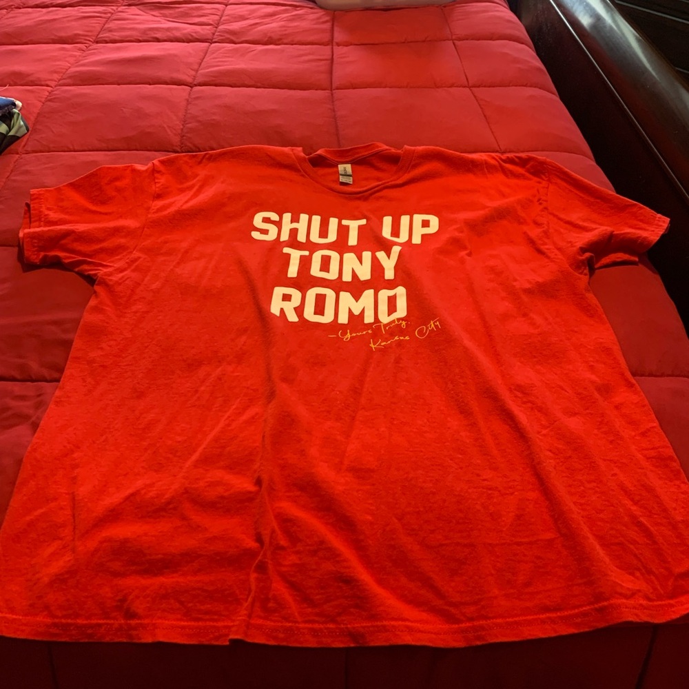 Shut Up Tony Romo 2X T-Shirt